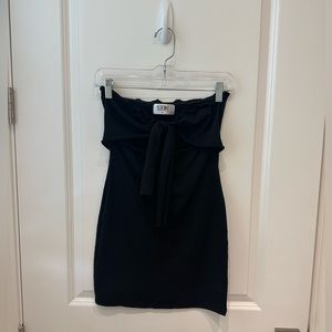 LF women’s black cut out mini dress